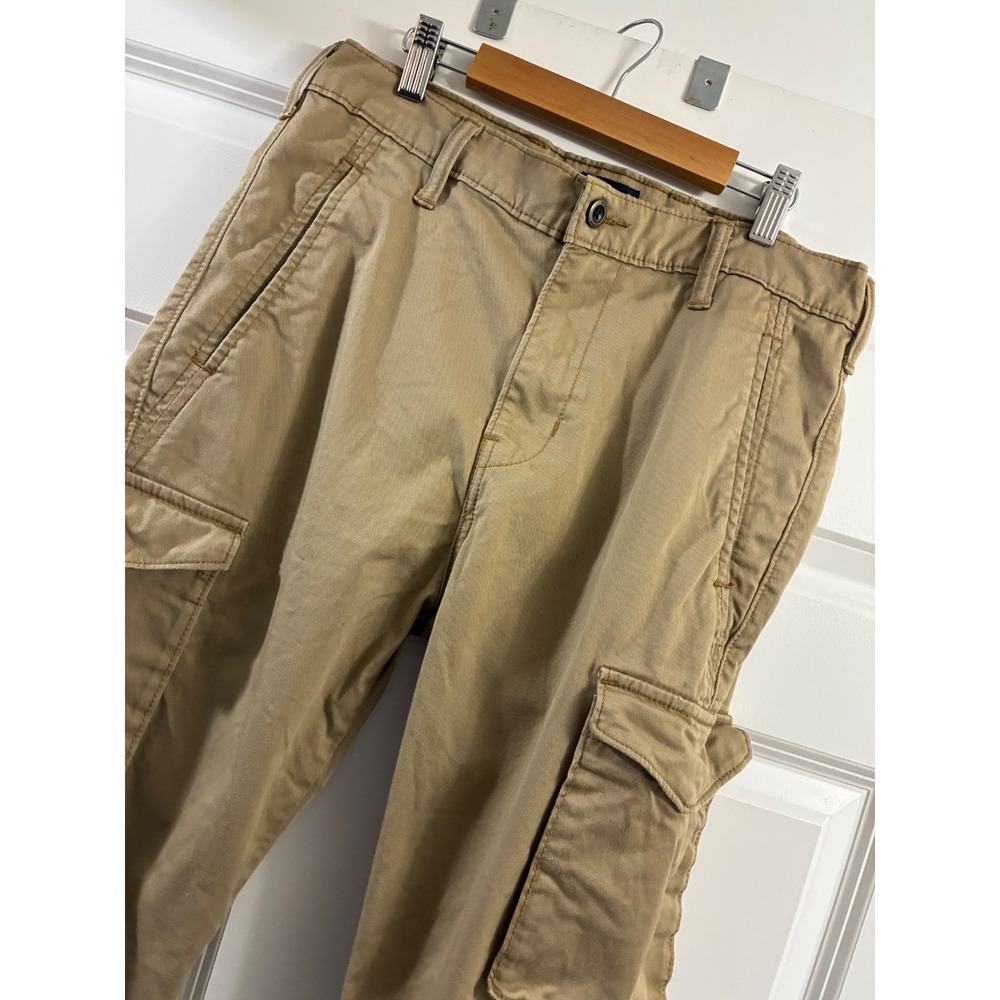 Levi Strauss & Co Mens Khaki Tan Cargo Joggers 31x32 24675-0001 gorpcore y2k